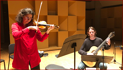 CD Recording – NAXOS Records (Violin/Viola & Guitar) – June 2019